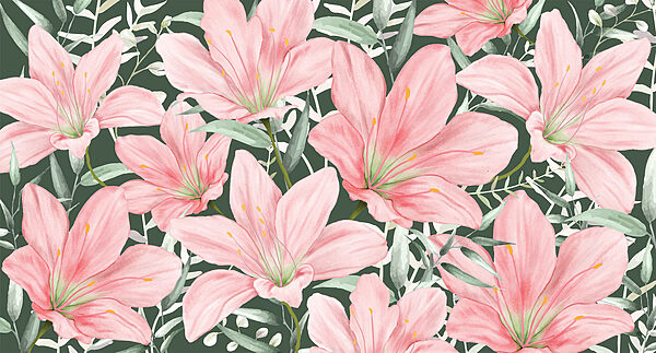 Muster aus rosa Blumen Muster aus rosa Blumen