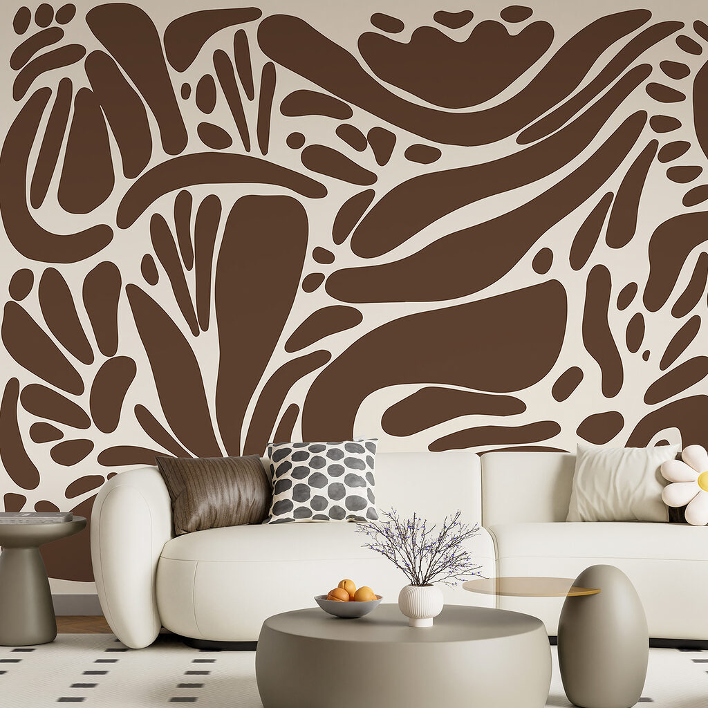 Brown and white pattern