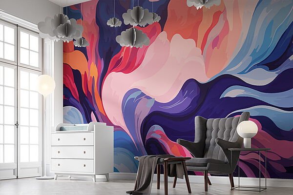 Bunte Farbkleckse Bunte Farbkleckse