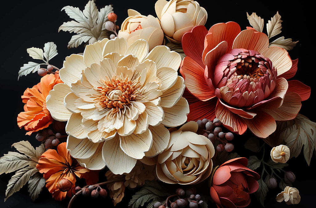 Nahaufnahme von Blumen Nahaufnahme von Blumen
