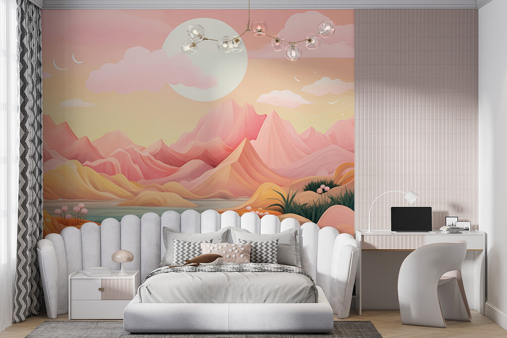 River running through a valley