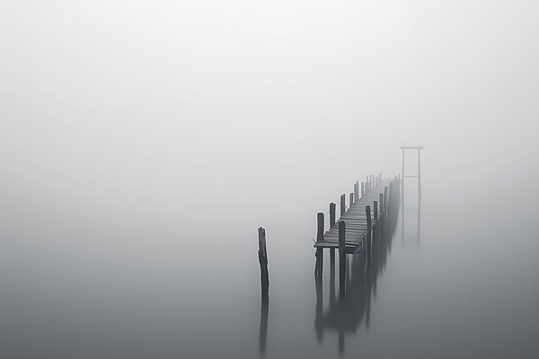 Dock im Nebel Dock im Nebel