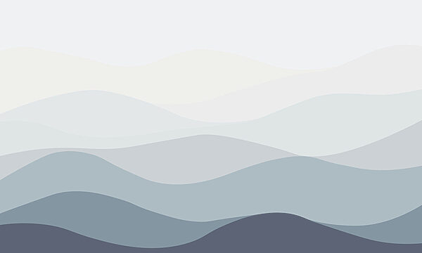 Grey and white waves