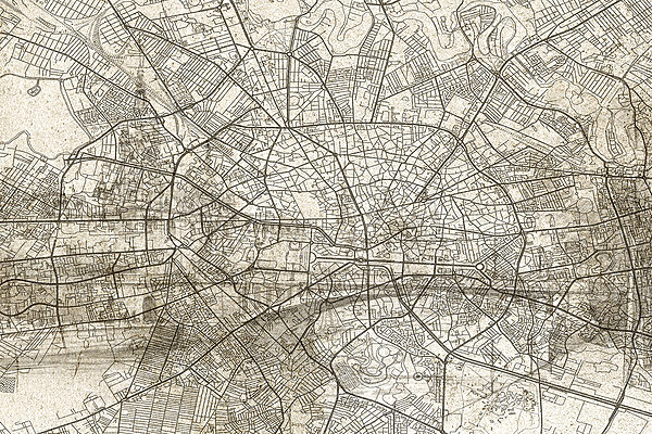 Karte einer Stadt Karte einer Stadt