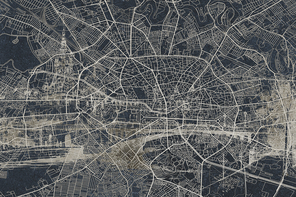 Karte einer Stadt Karte einer Stadt