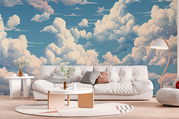 Blauer Himmel mit Wolken Blauer Himmel mit Wolken