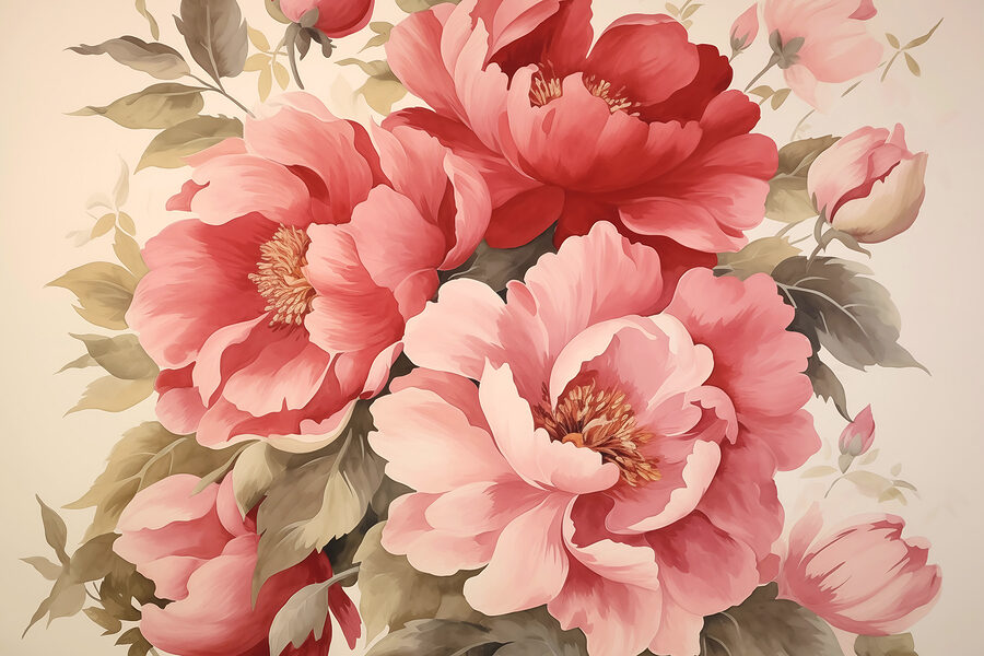 Fototapeten Nahaufnahme von Blumen – Bild 3
