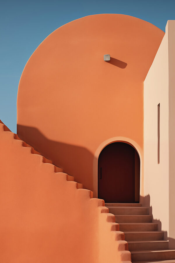 Treppe, die zu einem Gebäude führt Treppe, die zu einem Gebäude führt