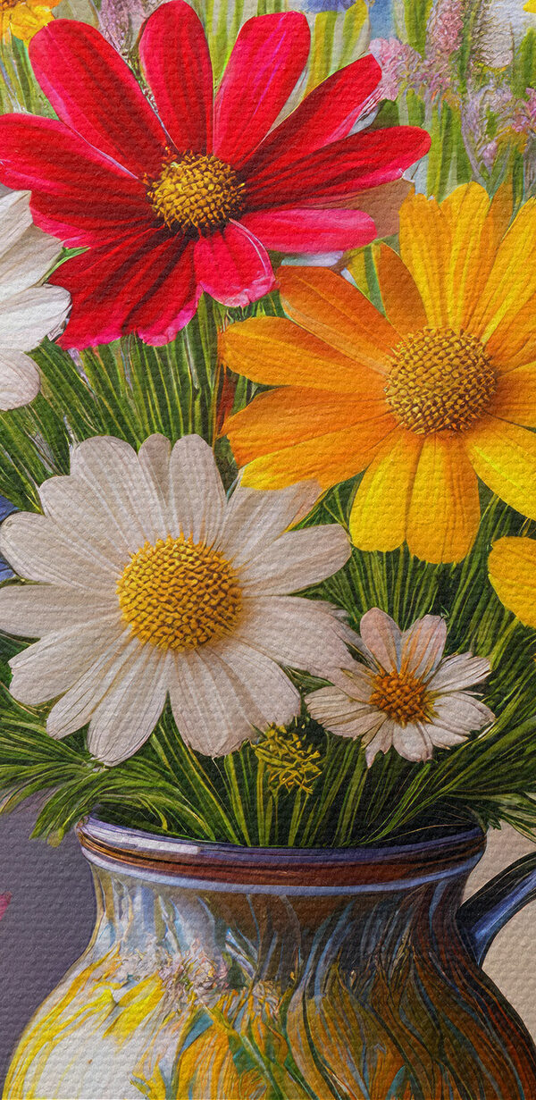 Bunte Blumen in einer Vase Bunte Blumen in einer Vase