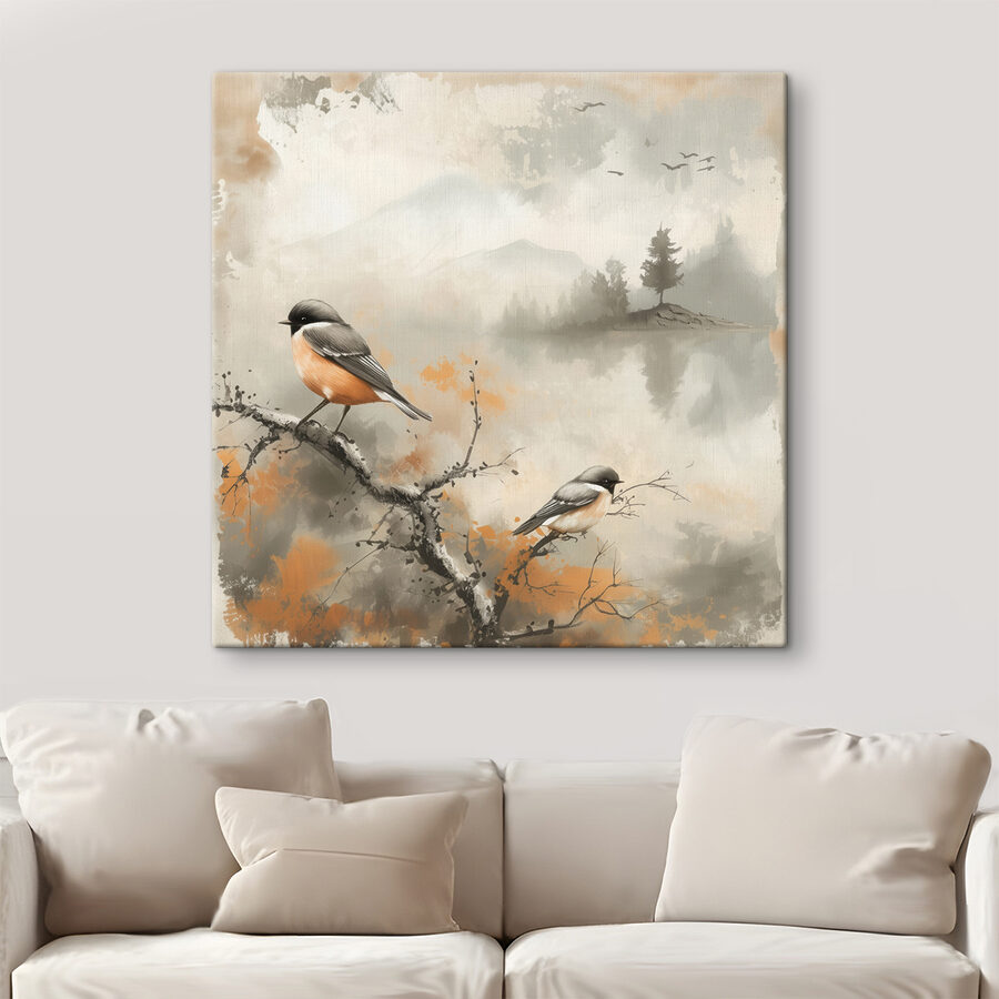 Vogel auf einem Ast