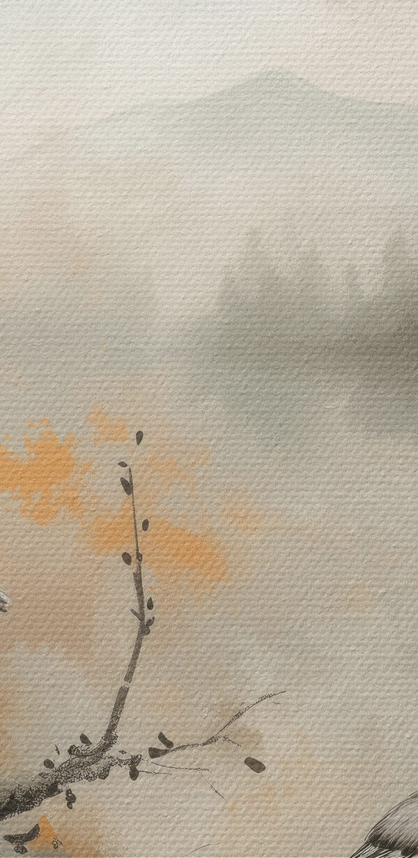Vogel auf einem Ast Vogel auf einem Ast