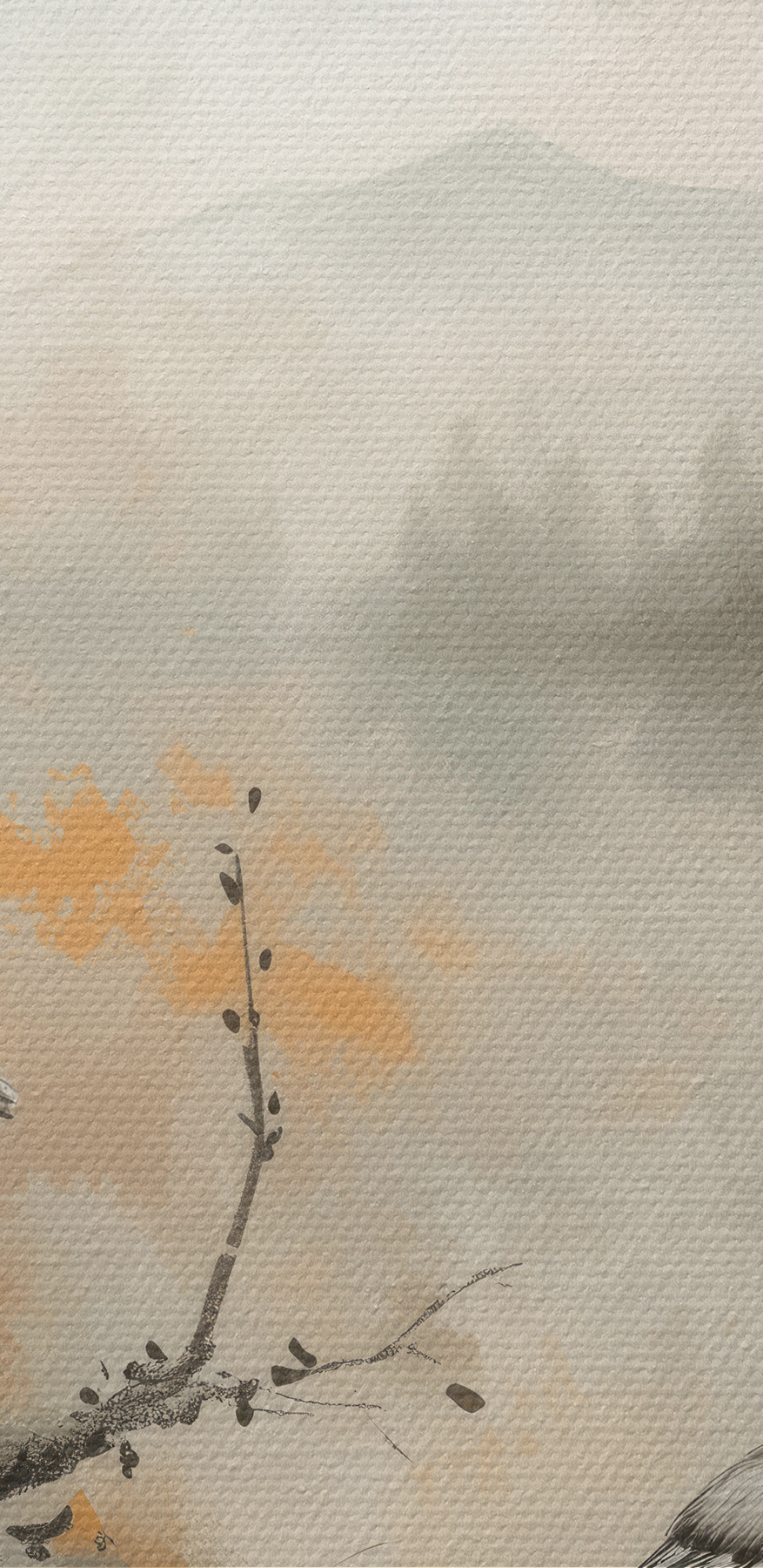 Vogel auf einem Ast