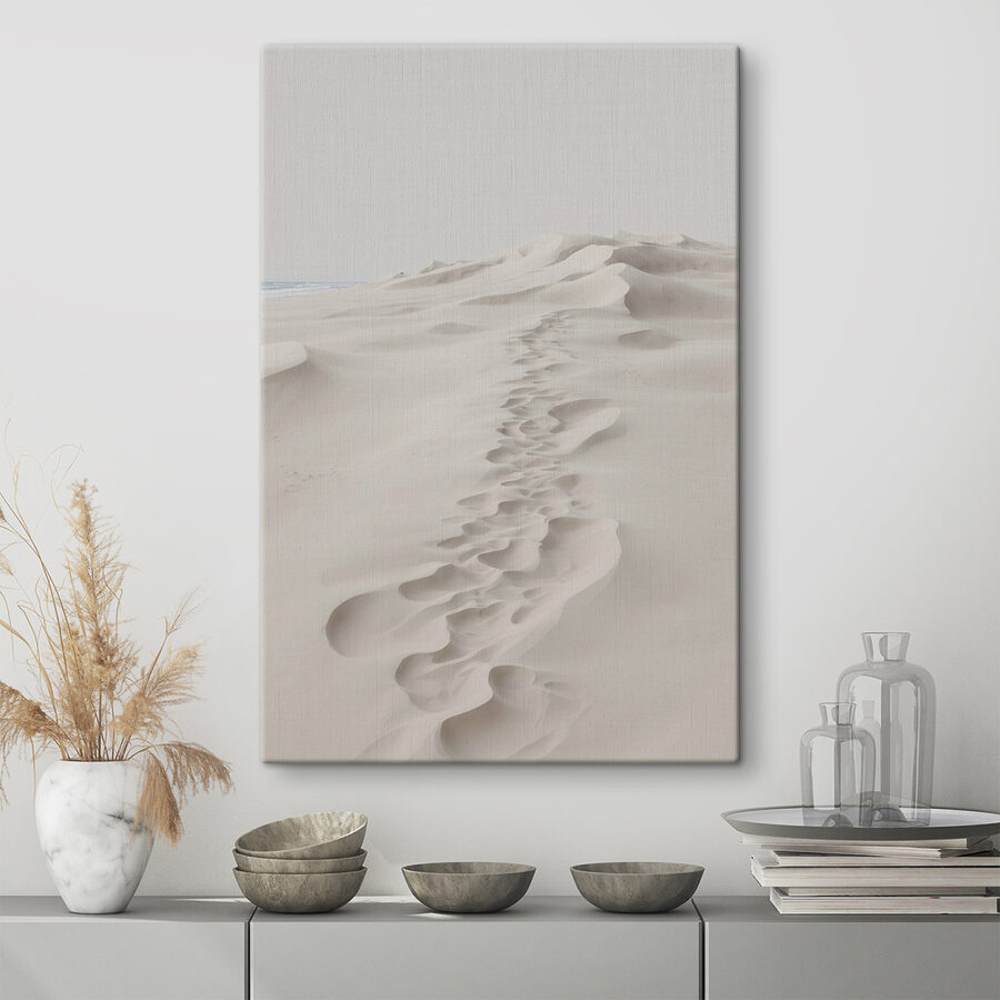 Fußabdrücke im Sand Fußabdrücke im Sand