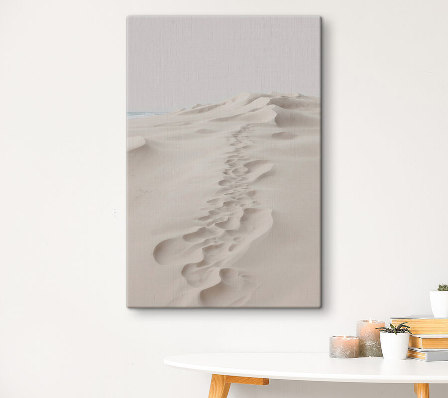 Fußabdrücke im Sand Fußabdrücke im Sand