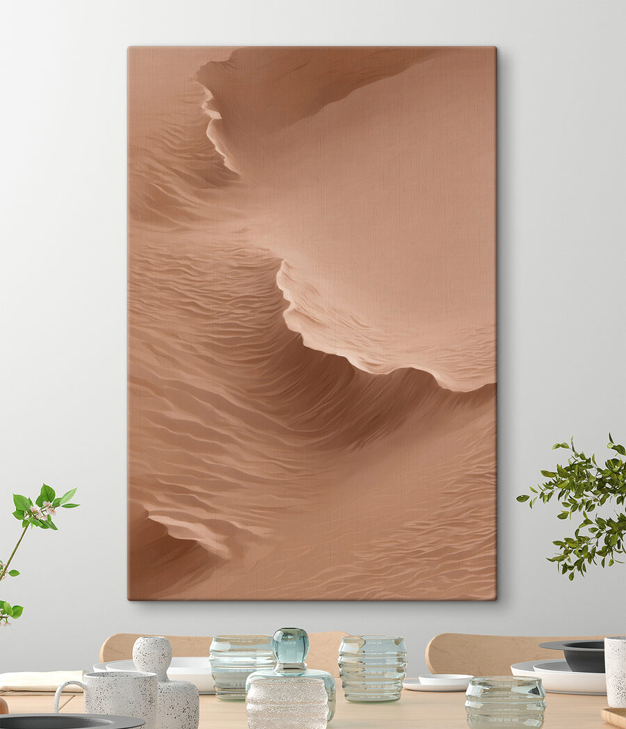 Sanddüne mit Wellen