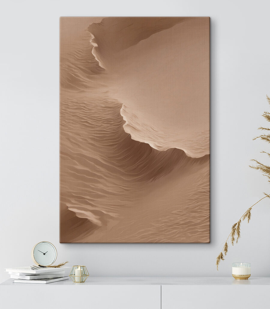 Sanddüne mit Wellen