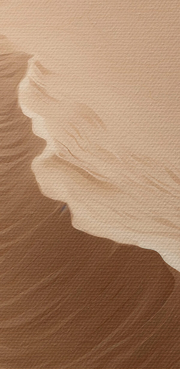 Sanddüne mit Wellen Sanddüne mit Wellen