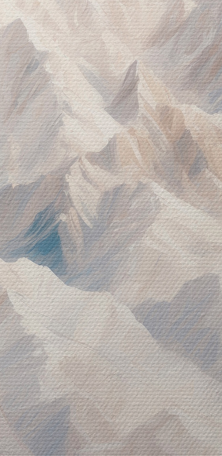Bergkette mit Schnee