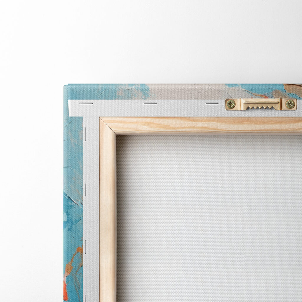 Painting of fish swimming in the water