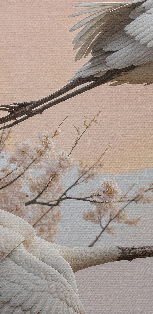 Group of birds flying in the air