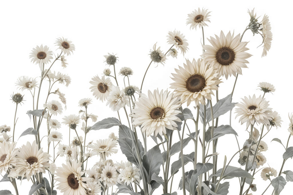 Group of white flowers