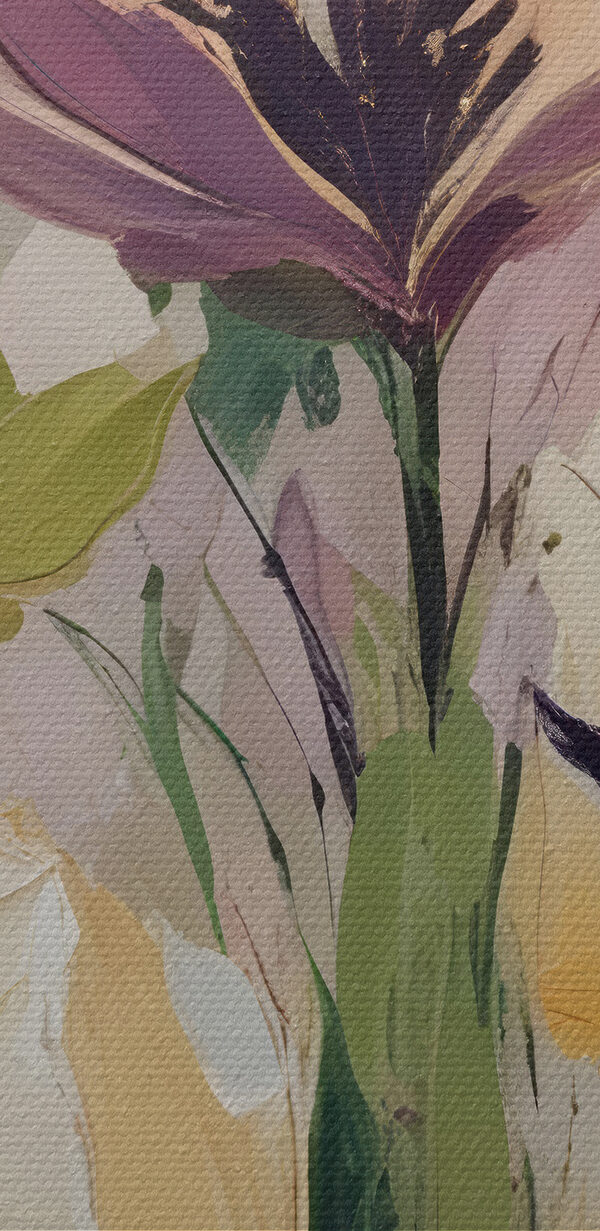 Gemälde von Blumen auf einer Leinwand Gemälde von Blumen auf einer Leinwand