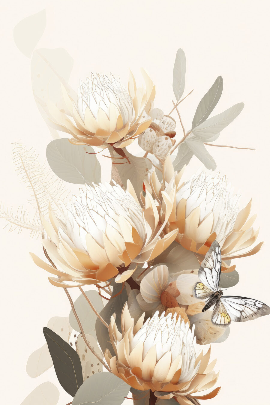 Wandbilder Schmetterling auf einer Blume – Bild 10