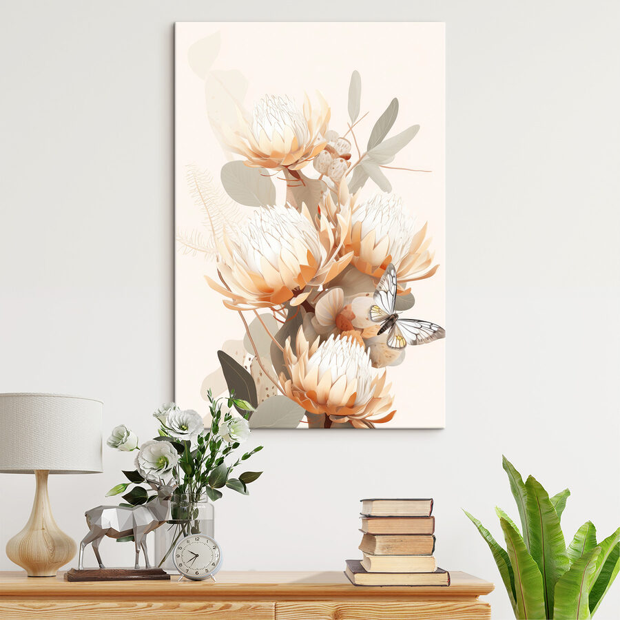 Wandbilder Schmetterling auf einer Blume – Bild 2