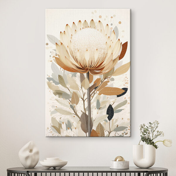 Wandbilder Blume mit Blättern und Blütenblättern (Artikelnummer: s40818) Wandbilder Wandbilder Blume mit Blättern und Blütenblättern (Artikelnummer: s40818)