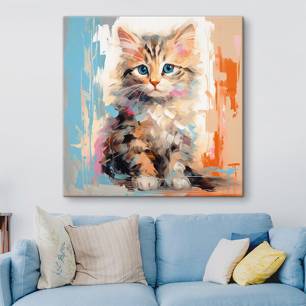 Katze mit blauen Augen Katze mit blauen Augen