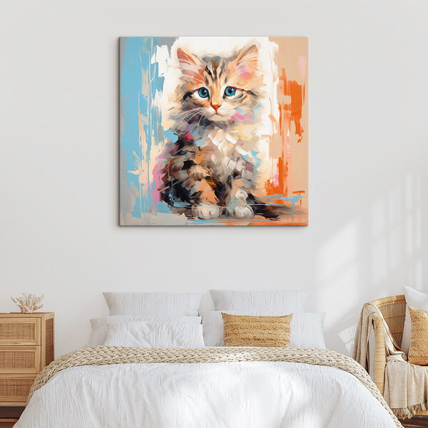 Katze mit blauen Augen Katze mit blauen Augen