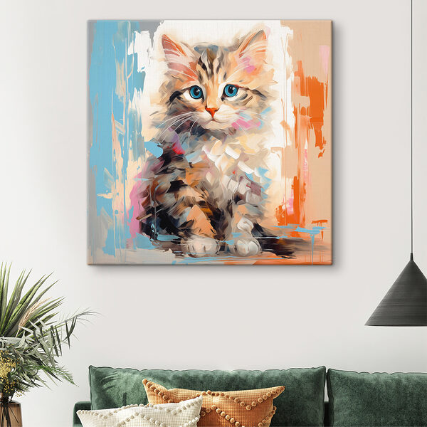 Katze mit blauen Augen Katze mit blauen Augen