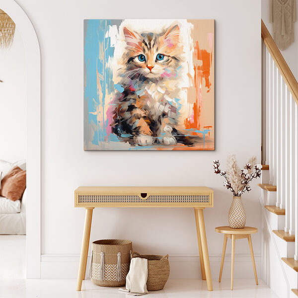 Katze mit blauen Augen Katze mit blauen Augen