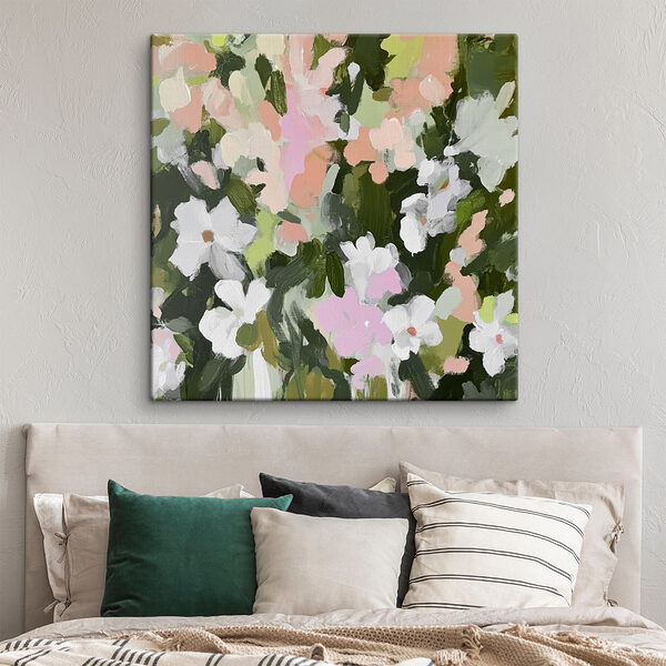 Wandbilder Wandbilder Malerei von Blumen und Blättern (Artikelnummer: s40828)