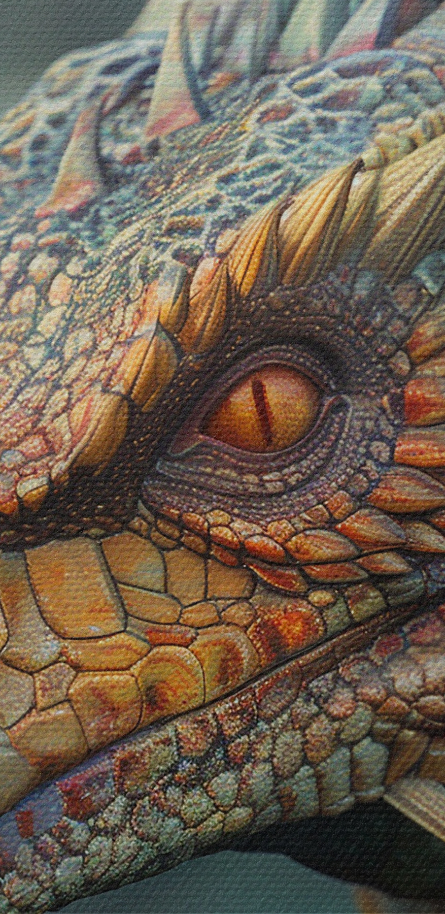 Drache mit scharfen Stacheln