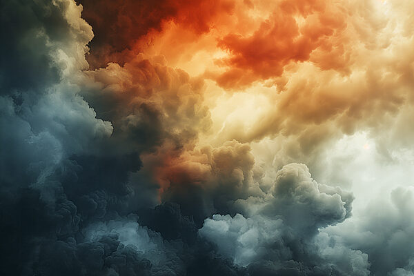 Bunte Wolken am Himmel Bunte Wolken am Himmel