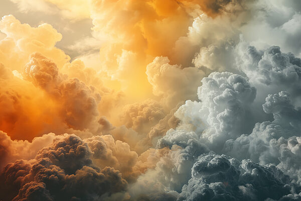 Gruppe von Wolken am Himmel Gruppe von Wolken am Himmel