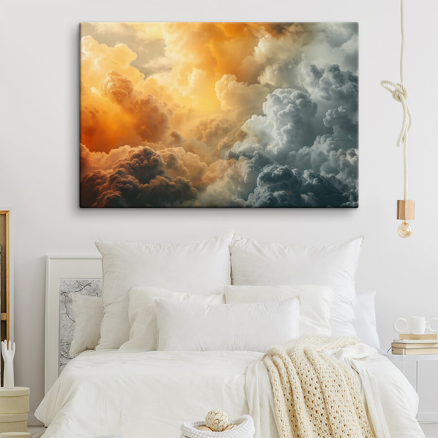 Gruppe von Wolken am Himmel