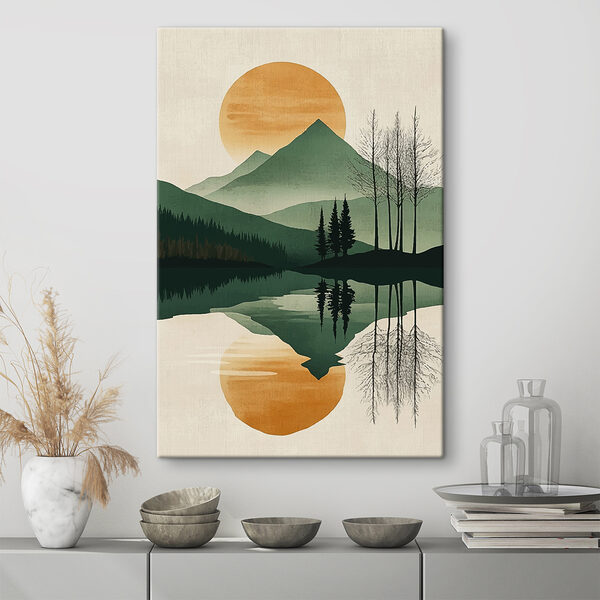Wandbilder Landschaft mit Bergen, Bäumen und einem See (Artikelnummer: s40832) Wandbilder Wandbilder Landschaft mit Bergen, Bäumen und einem See (Artikelnummer: s40832)