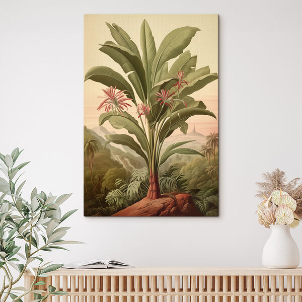 Große Pflanze mit Blüten und Blättern Große Pflanze mit Blüten und Blättern