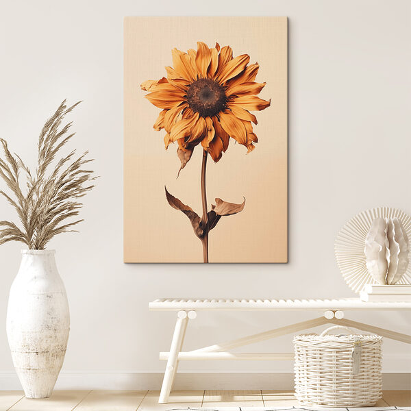 Wandbilder Sonnenblume mit brauner Mitte (Artikelnummer: s40882) Wandbilder Wandbilder Sonnenblume mit brauner Mitte (Artikelnummer: s40882)