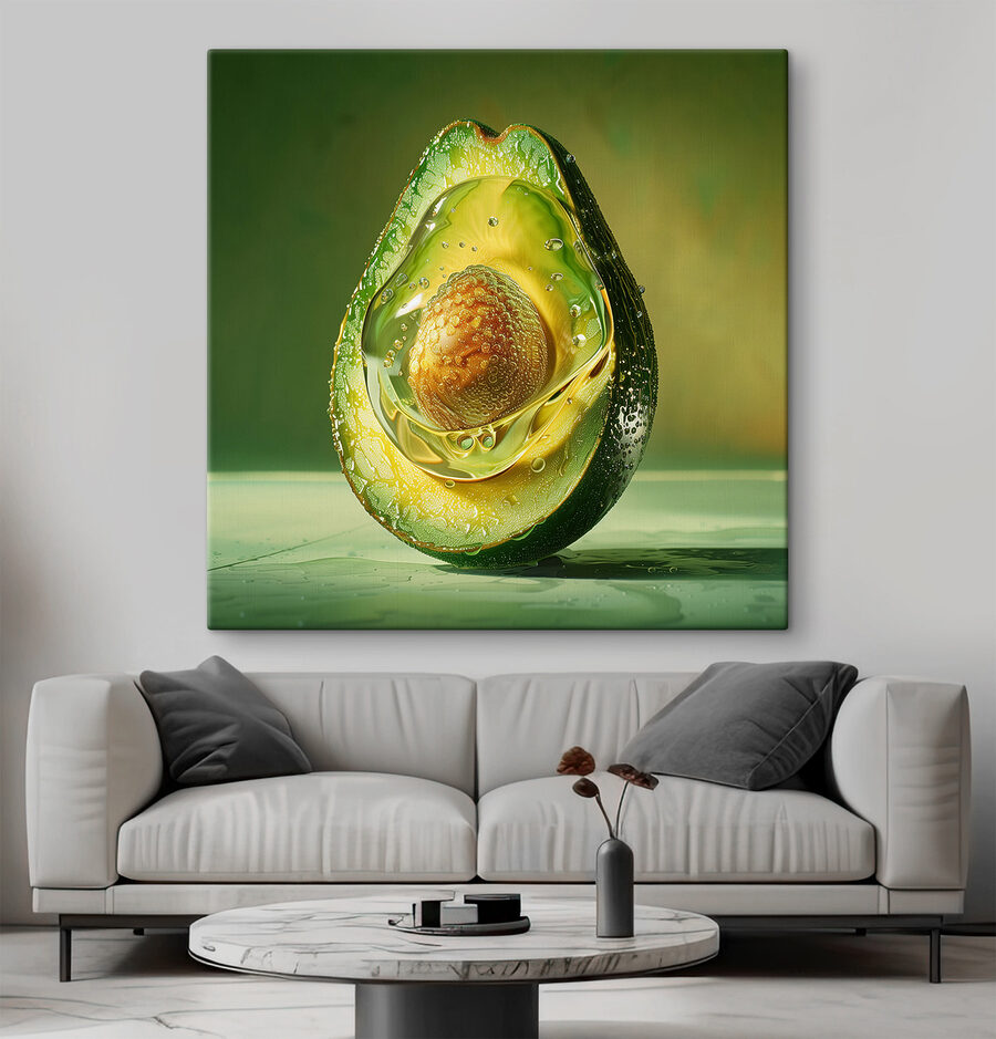 Avocado halbiert Avocado halbiert