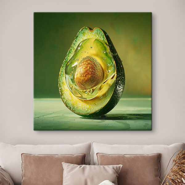 Avocado halbiert Avocado halbiert