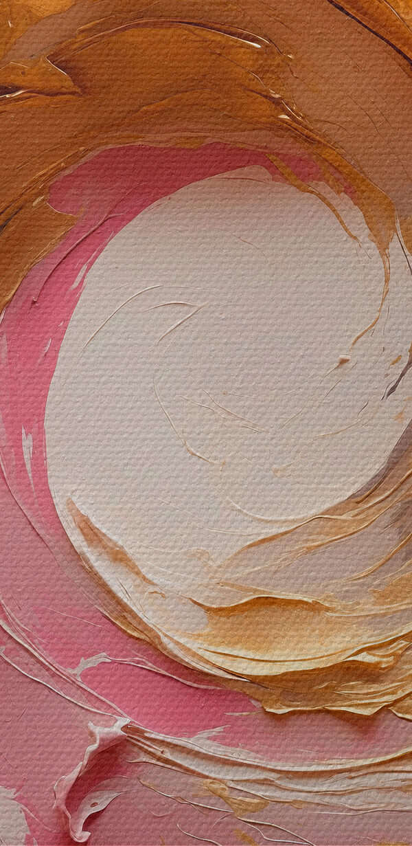 Swirl of paint on a wall