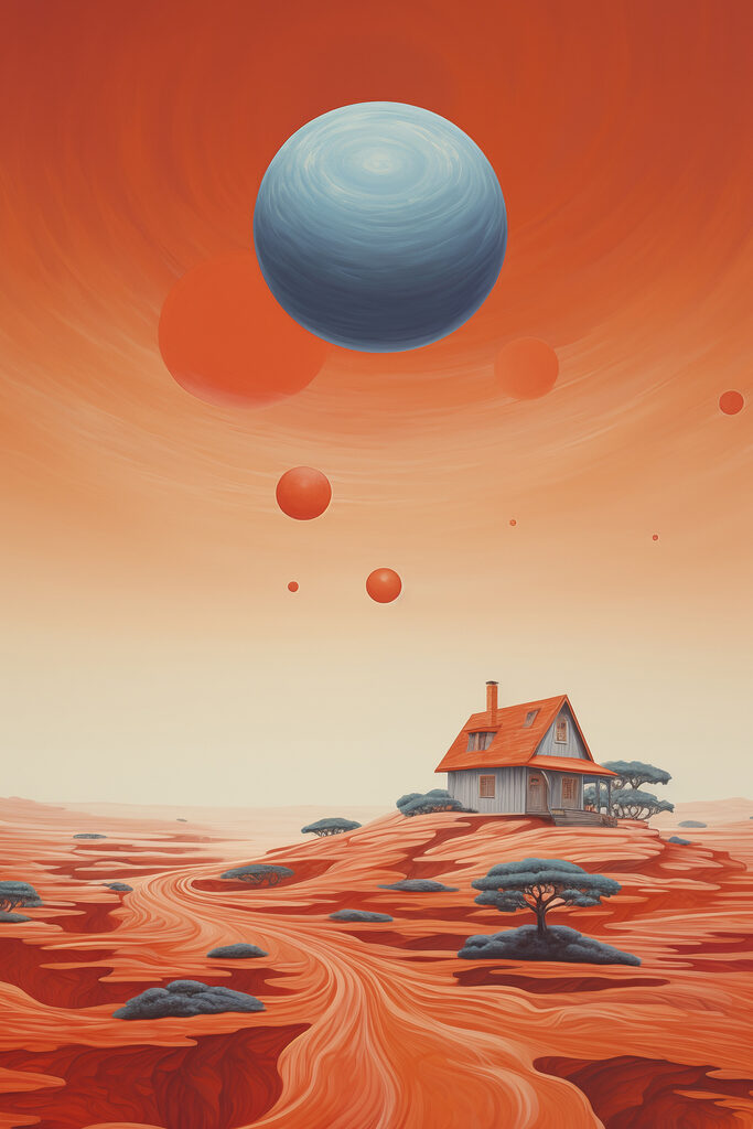 House in a desert House in a desert