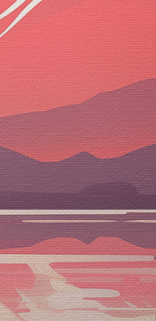 Mountain with a lake and trees Mountain with a lake and trees