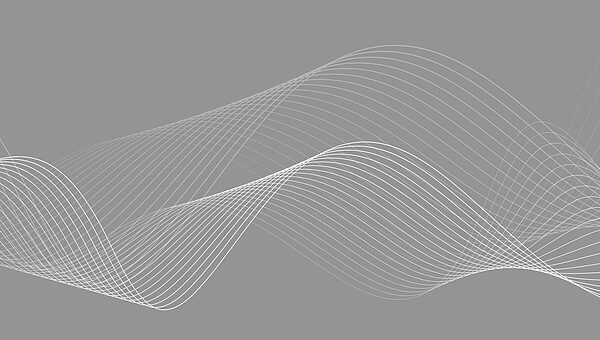 Weiße Linien auf grauem Hintergrund Weiße Linien auf grauem Hintergrund