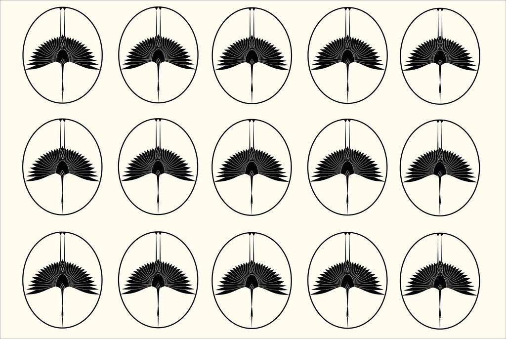 Schwarz-Weiß-Bild eines Vogels Schwarz-Weiß-Bild eines Vogels