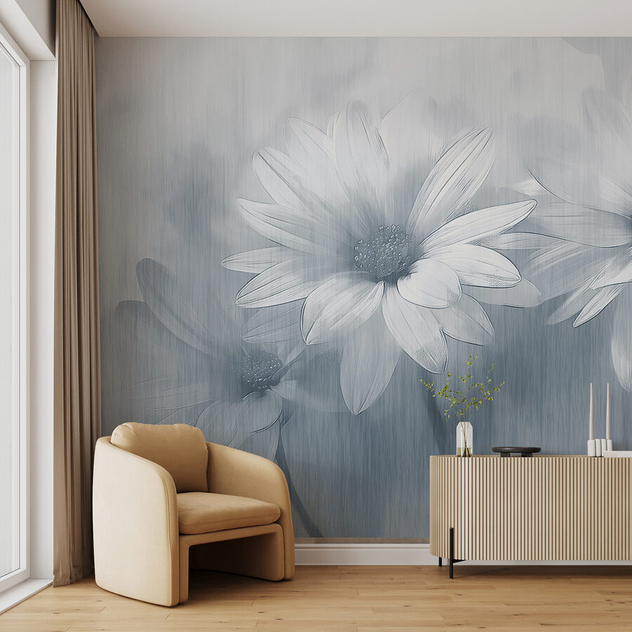 Gruppe von weißen Blumen