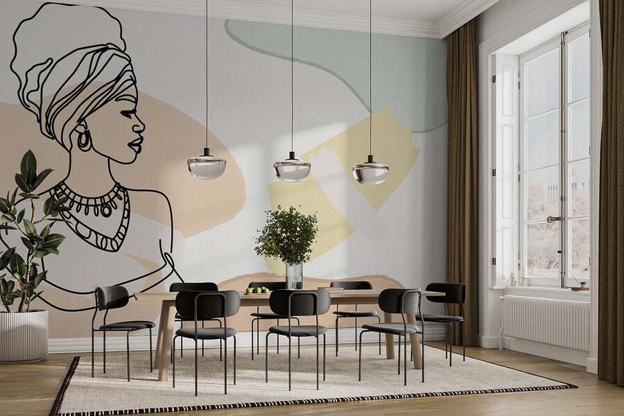 Frau mit Turban Frau mit Turban